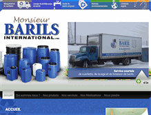 Tablet Screenshot of barilsinternational.com